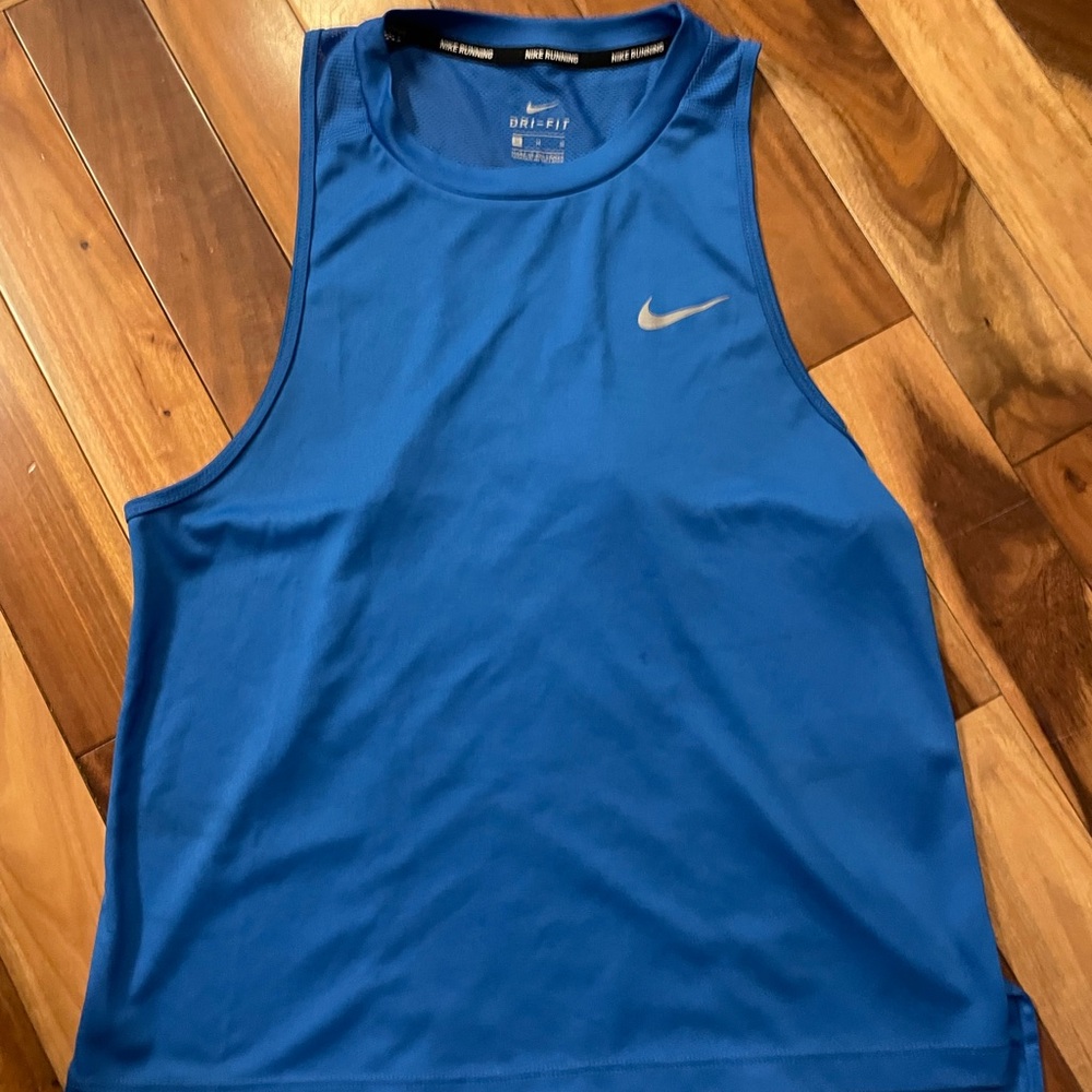 Nike Men's Blue Dri-FIT Tank Top